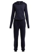 Matchesfashion.com Pepper & Mayne - Cashmere Hooded Jumpsuit - Womens - Navy