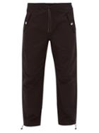Matchesfashion.com Maison Kitsun - Drawstring Cuff Twill Trousers - Mens - Black