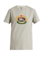 Burberry Archive Crest-embroidered Cotton T-shirt