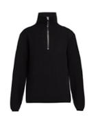 Acne Studios Half-zip Wool-blend Sweater