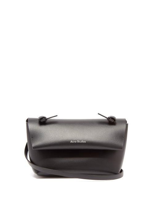 Acne Studios - Alexandria Knotted-strap Leather Cross-body Bag - Womens - Black