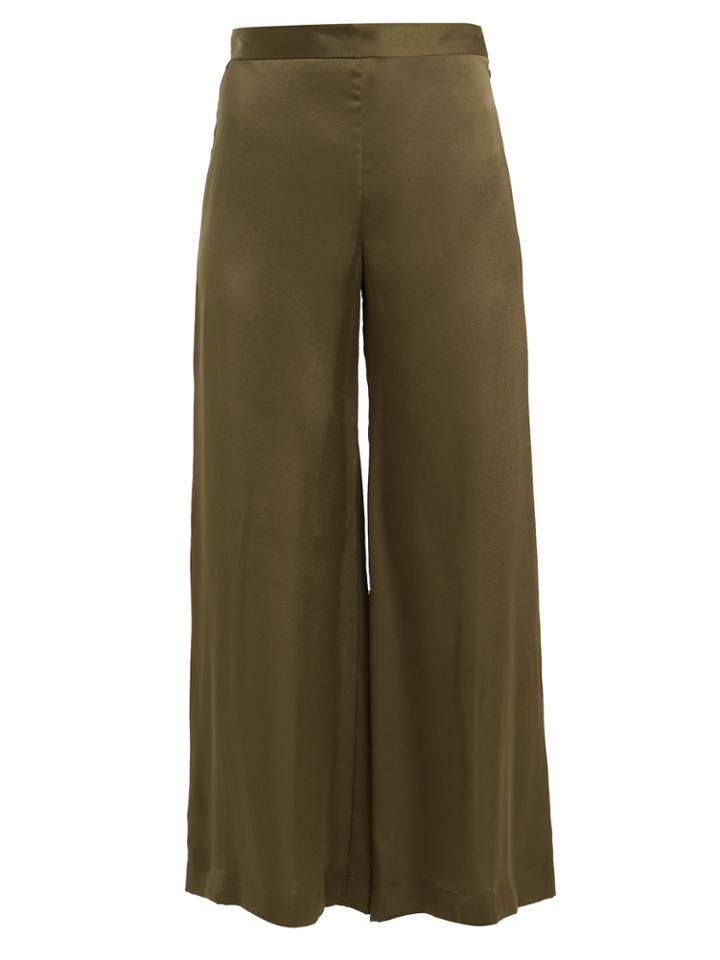 Rachel Comey High-rise Wide-leg Satin Trousers
