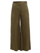 Rachel Comey High-rise Wide-leg Satin Trousers