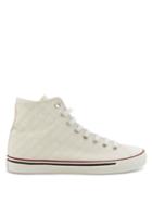 Matchesfashion.com Vetements - Logo And Emoji Print High Top Canvas Trainers - Womens - White Multi
