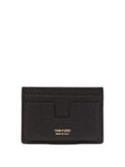Mens Accessories Tom Ford - T-line Grained-leather Cardholder - Mens - Black