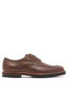 Matchesfashion.com Tod's - Grained Leather Derby Shoes - Mens - Brown