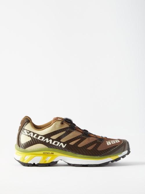 Salomon - Xt-4 Advanced Mesh Running Trainers - Womens - Brown Yellow