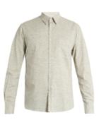 De Bonne Facture Patch-pocket Cotton And Linen-blend Shirt