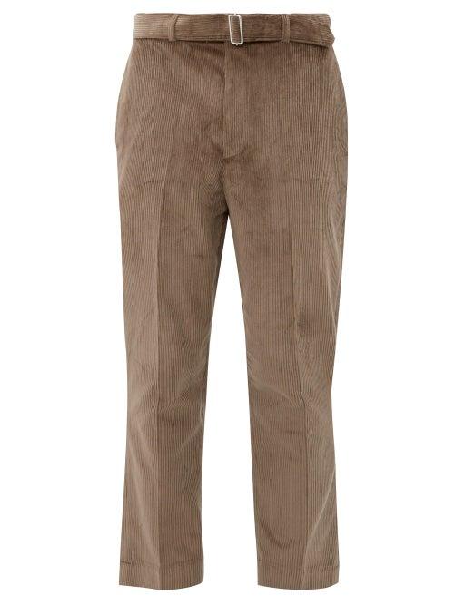 Matchesfashion.com Officine Gnrale - Owen Cotton Corduroy Trousers - Mens - Brown