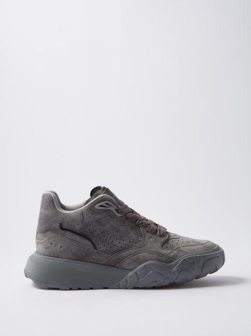 Alexander Mcqueen - Suede Trainers - Mens - Grey