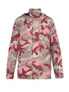 Matchesfashion.com Valentino - Camo Art Print Jacket - Mens - Pink Multi