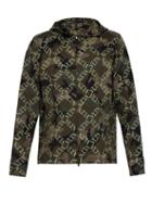 Matchesfashion.com Valentino - Vltn Slim Fit Camouflage Hooded Jacket - Mens - Khaki