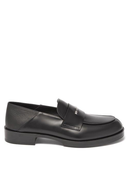 Matchesfashion.com 1017 Alyx 9sm - Logo-embellished Leather Penny Loafers - Mens - Black