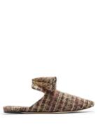 Sanayi 313 Sanguarina Tweed Slipper Shoes