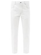 Matchesfashion.com Stella Mccartney - Cropped Straight-leg Jeans - Womens - White