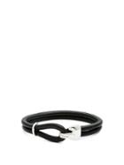 Matchesfashion.com Miansai - Beacon Leather Bracelet - Mens - Black Multi