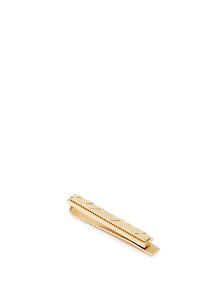 Burberry Checked Tie Bar