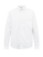 Matchesfashion.com Hope - Striped Cotton Oxford Shirt - Mens - White
