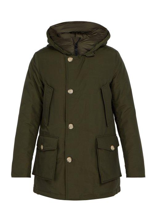 Matchesfashion.com Woolrich John Rich & Bros. - Quilted Cotton Blend Parka - Mens - Green