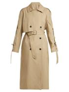 Matchesfashion.com Summa - Double Breasted Cotton Trench Coat - Womens - Beige