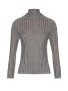 Pleats Please Issey Miyake Pleated Roll-neck Long-sleeved Top