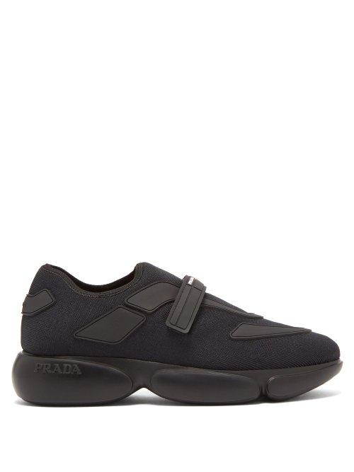 Matchesfashion.com Prada - Cloudbust Low Top Mesh Trainers - Womens - Black