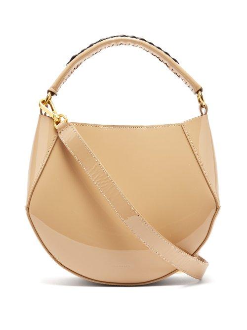 Matchesfashion.com Wandler - Corsa Mini Patent Leather Tote - Womens - Nude Multi