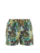 Matchesfashion.com Missoni Mare - Abstract-print Swim Shorts - Mens - Blue Multi