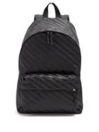 Matchesfashion.com Balenciaga - Logo Jacquard Striped Backpack - Mens - Black
