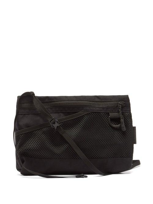 Snow Peak - Everyday Sacoche Nylon And Mesh Bag - Mens - Black