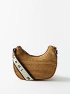 Marni - Bey Small Raffia Cross-body Bag - Mens - Natural