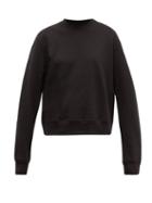 Matchesfashion.com Wardrobe. Nyc - Round Neck Cotton Jersey Sweatshirt - Womens - Black