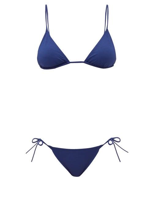 Matchesfashion.com Eres - Mouna Malou Triangle Bikini - Womens - Blue