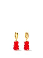 Matchesfashion.com Balenciaga - Gummy Bear Hoop Earrings - Womens - Red