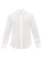 Matchesfashion.com Brunello Cucinelli - Slubbed-linen Shirt - Mens - White