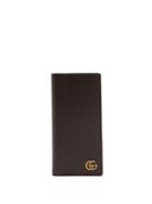 Gucci Gg Marmont Bi-fold Grained-leather Wallet