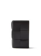 Bottega Veneta - Intrecciato-leather Bi-fold Wallet - Mens - Black