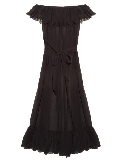 Marysia Swim Victoria Cotton And Silk-blend Maxi Dress