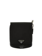 Matchesfashion.com Prada - Nylon And Saffiano Leather Necklace Wallet - Mens - Black