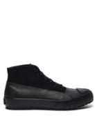 Matchesfashion.com Moonstar - Alweather High-top Canvas And Rubber Trainers - Womens - Black