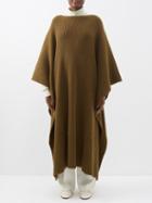 The Row - Roman Cashmere Poncho - Womens - Tobacco