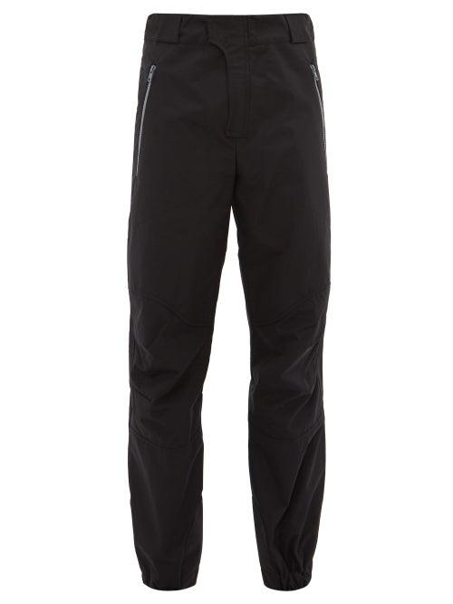 Matchesfashion.com Boramy Viguier - Technical Twill Straight Leg Track Pants - Mens - Black