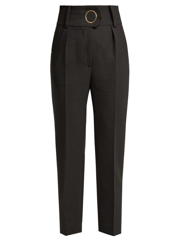 Petar Petrov Hanne High-waisted Wool Trousers