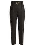 Petar Petrov Hanne High-waisted Wool Trousers