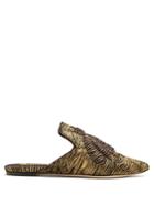 Sanayi 313 Ragno Grinza Embroidered Slipper Shoes