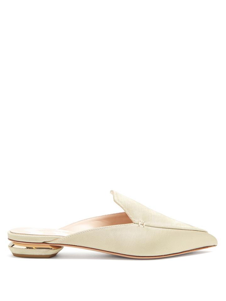 Nicholas Kirkwood Beya Satin Loafers