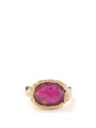 Jade Jagger - Maiden Tourmaline & 18kt Gold Ring - Womens - Pink Gold