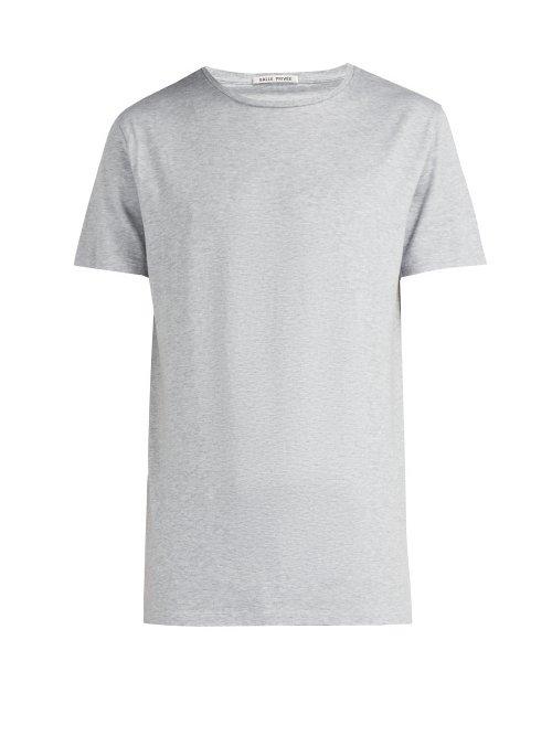 Matchesfashion.com Salle Prive - Lothar Cotton T Shirt - Mens - Grey