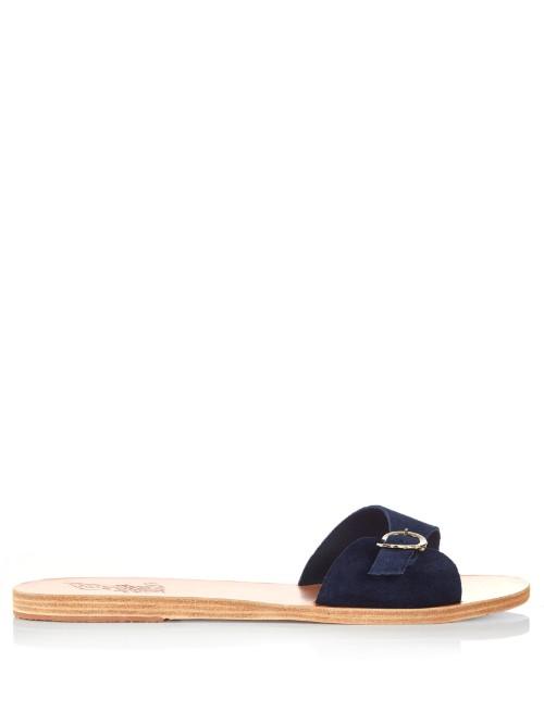 Ancient Greek Sandals Filia Suede Slides