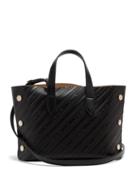 Matchesfashion.com Givenchy - Bond Mini Logo-debossed Leather Cross-body Bag - Womens - Black